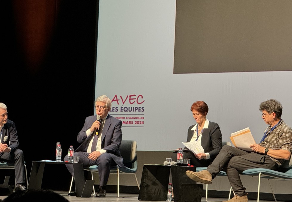 Frédéric Valletoux au congrès Avec santé, vendredi 22 mars 2024