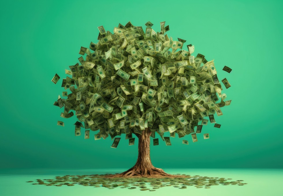 arbre argent