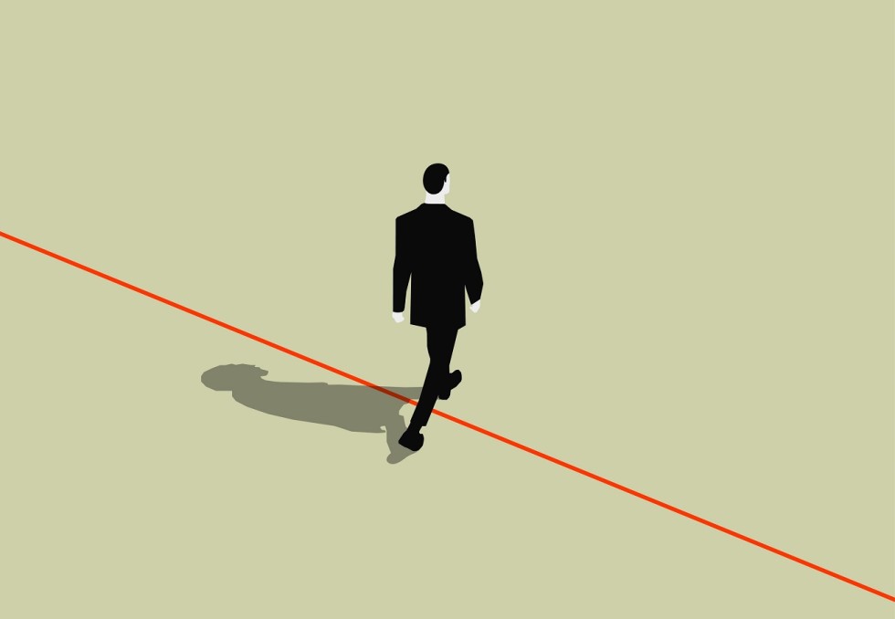 Traverser la ligne rouge