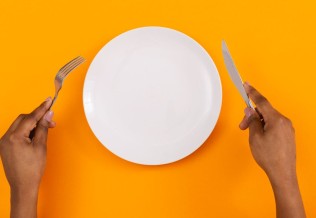 Assiette vide.