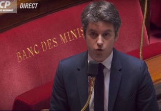 Gabriel Attal à l'Assemblée nationale 