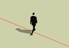 Traverser la ligne rouge