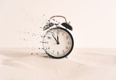 Horloge qui s'efface