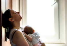 Dépression femme bébé